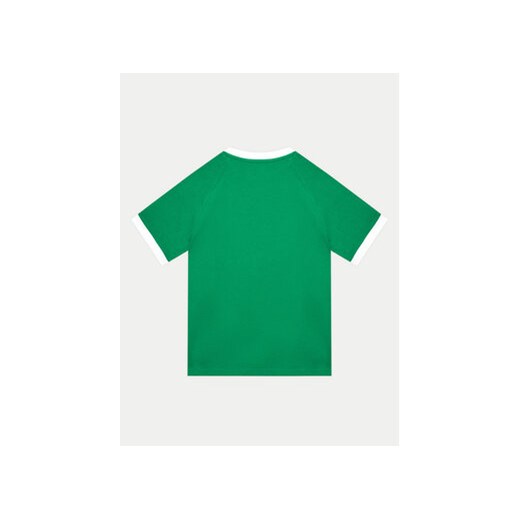 adidas T-Shirt 3-Stripes IY7431 Zielony Regular Fit 8_9Y MODIVO