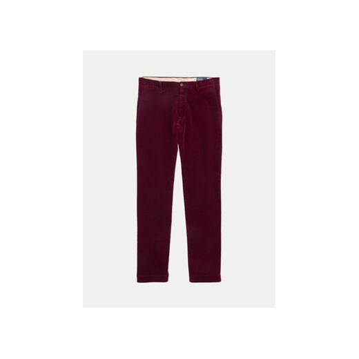 Polo Ralph Lauren Spodnie materiałowe 710879958018 Czerwony Slim Fit Polo Ralph Lauren 33_32 MODIVO