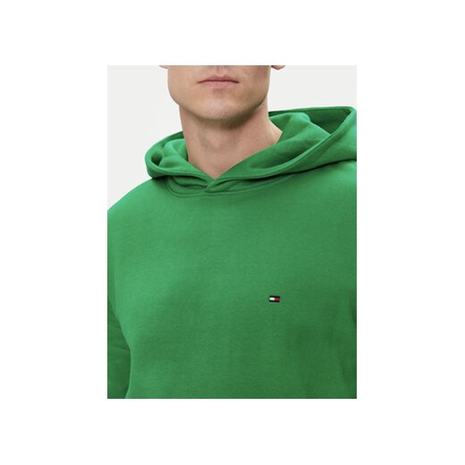 Tommy Hilfiger Bluza Flag Logo MW0MW34266 Zielony Regular Fit Tommy Hilfiger M MODIVO