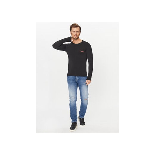 Emporio Armani Underwear Longsleeve 111023 3F715 00020 Czarny Regular Fit L MODIVO