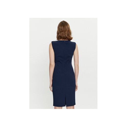 Rinascimento Sukienka koktajlowa CFC0118081003 Granatowy Slim Fit Rinascimento XS MODIVO