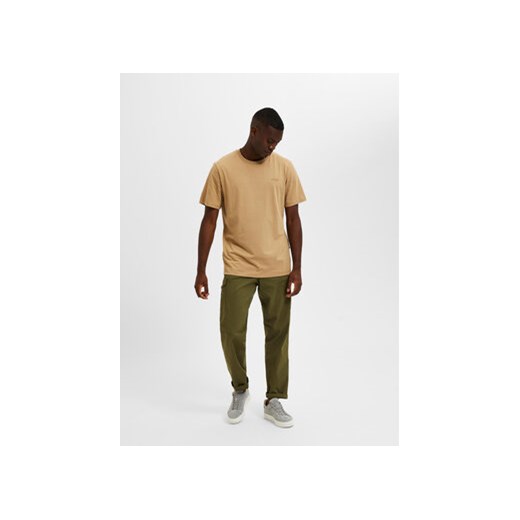 Selected Homme T-Shirt 16087858 Żółty Regular Fit Selected Homme M MODIVO