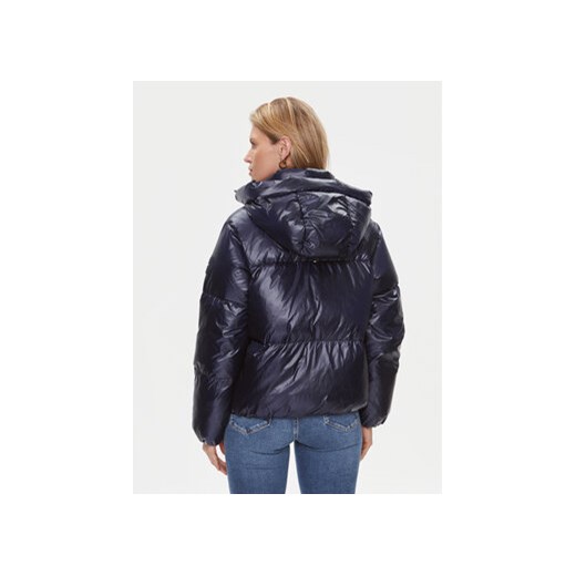 Tommy Hilfiger Kurtka puchowa New York Gloss WW0WW40836 Granatowy Relaxed Fit Tommy Hilfiger L MODIVO