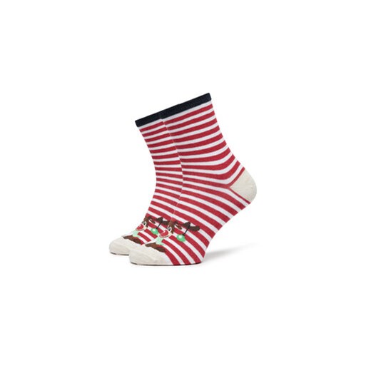 ONLY Zestaw 5 par wysokich skarpet damskich Christmas 15302304 Kolorowy one size MODIVO