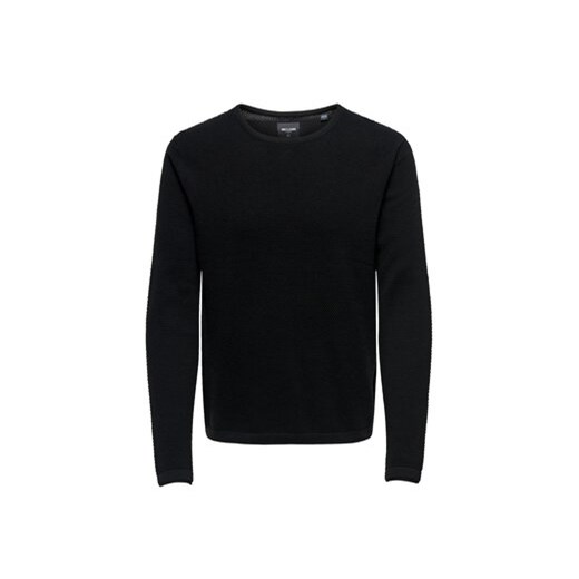 Only & Sons Sweter Panter 22016980 Czarny Regular Fit Only & Sons XXL MODIVO