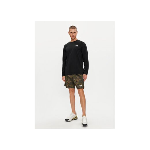 The North Face Longsleeve Simple Dome NF0A87QN Czarny Regular Fit The North Face XL MODIVO