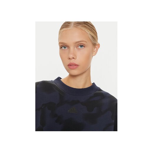 adidas Bluza Future Icons 3-Stripes IW5297 Granatowy Loose Fit XS MODIVO