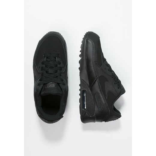 Nike Sportswear AIR MAX 90 Tenisówki i Trampki black/dark grey zalando czarny bez wzorów/nadruków