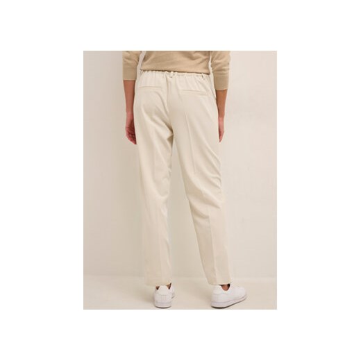 Kaffe Spodnie materiałowe Sakura 10506858 Biały Relaxed Fit Kaffe 40 MODIVO