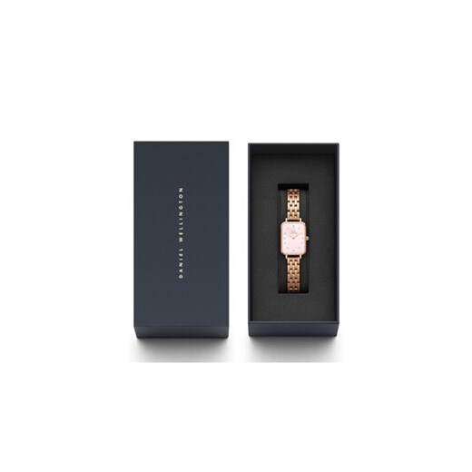 Daniel Wellington Zegarek Quadro DW00100621 Różowy Daniel Wellington uniwersalny MODIVO