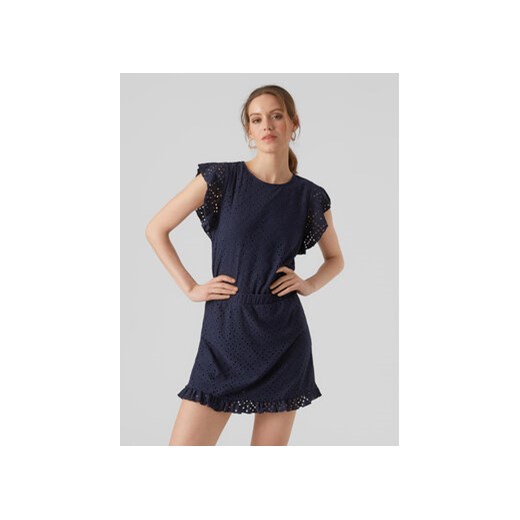 Vero Moda Bluzka Tassa 10286067 Granatowy Loose Fit Vero Moda XS MODIVO