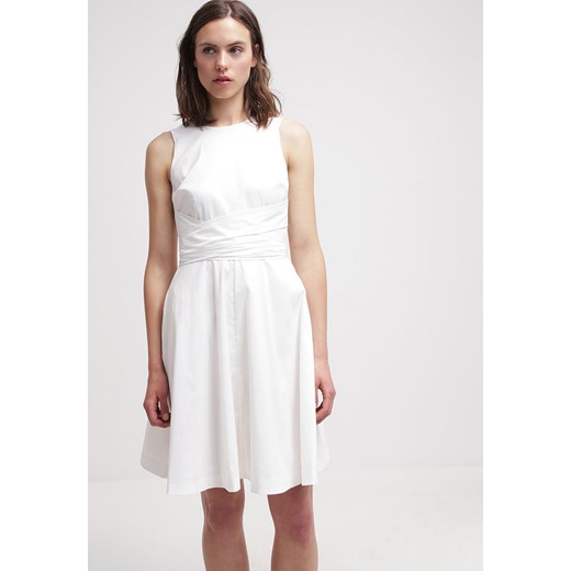 Esprit Collection Sukienka koktajlowa off white zalando  bez wzorów/nadruków