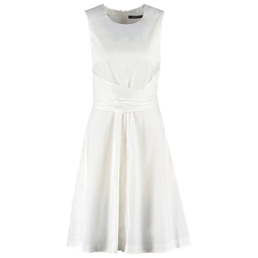 Esprit Collection Sukienka koktajlowa off white zalando  abstrakcyjne wzory