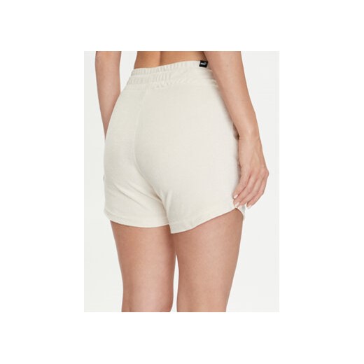 Puma Szorty sportowe Ess Elevated 677946 Écru Regular Fit Puma L MODIVO