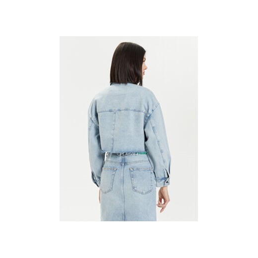 United Colors Of Benetton Kurtka jeansowa 26JTDN05M Niebieski Regular Fit United Colors Of Benetton S MODIVO