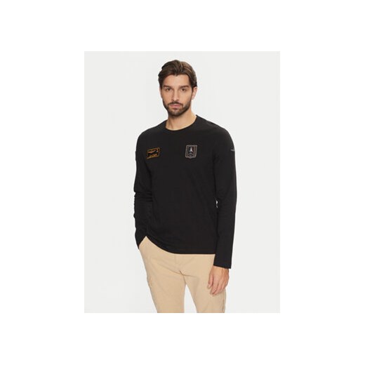 Aeronautica Militare Longsleeve 242TS2317J489 Czarny Regular Fit ze sklepu MODIVO w kategorii T-shirty męskie - zdjęcie 176679057