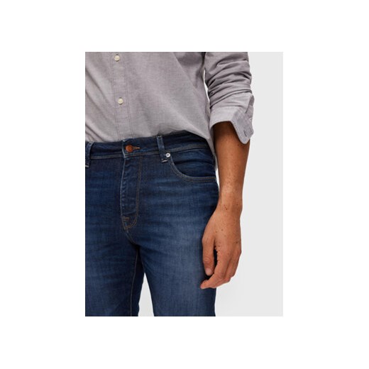 Selected Homme Jeansy Leon 16088264 Granatowy Slim Fit Selected Homme 36_32 MODIVO