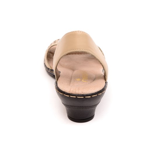 Sandały Rieker 62155-60 beżowy aligoo bezowy Sandały skórzane