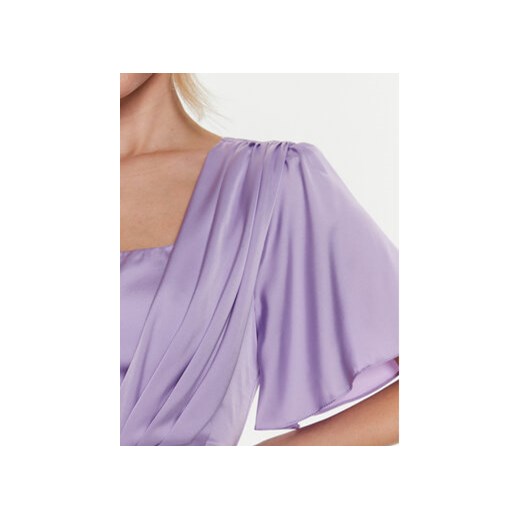 Rinascimento Sukienka koktajlowa CFC0112815003 Fioletowy Regular Fit Rinascimento XS MODIVO