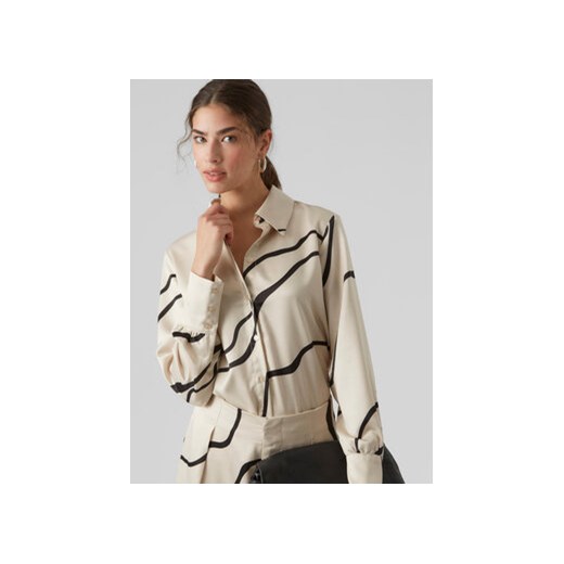 Vero Moda Koszula 10295431 Écru Regular Fit Vero Moda S MODIVO