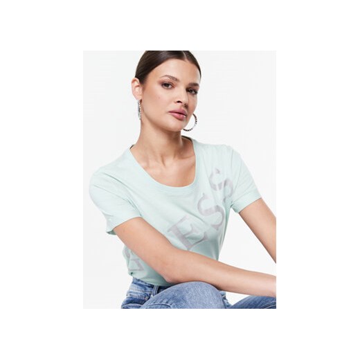 Guess T-Shirt Benita W3RI27 JA914 Zielony Regular Fit Guess S MODIVO