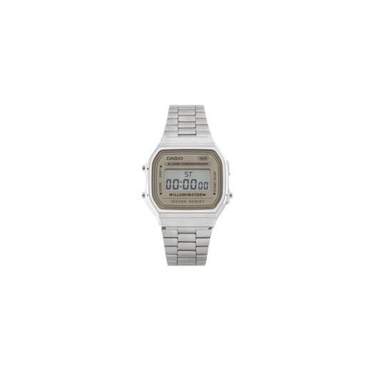 Casio Zegarek A168WA-8AYES Srebrny Casio uniwersalny MODIVO
