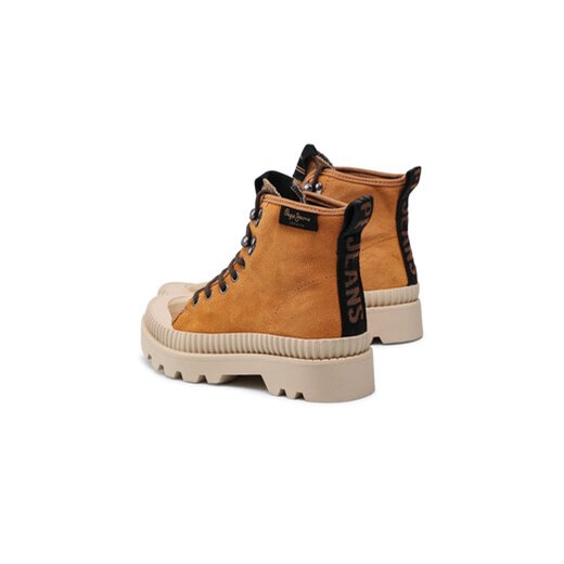 Pepe Jeans Botki Ascot Desert PLS50429 Brązowy Pepe Jeans 41 MODIVO