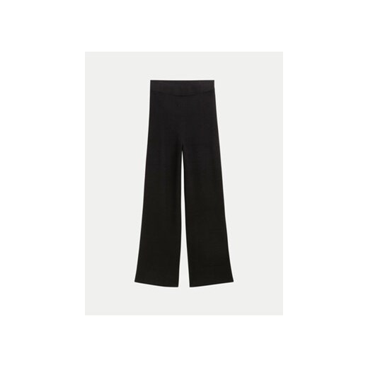 Tom Tailor Denim Spodnie dzianinowe 1043355 Czarny Straight Fit Tom Tailor Denim XXL MODIVO