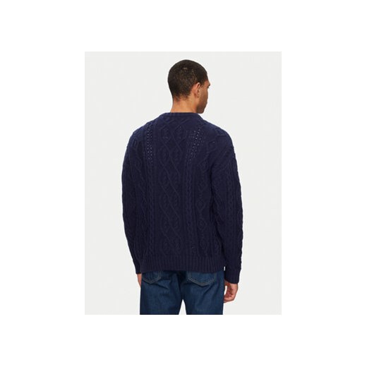 Gap Sweter 787133-00 Granatowy Relaxed Fit Gap L MODIVO