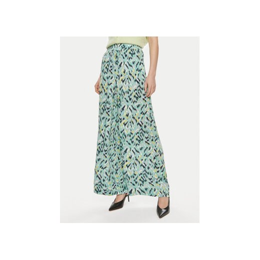 Vero Moda Spodnie palazzo Menny 10282478 Zielony Wide Leg ze sklepu MODIVO w kategorii Spodnie damskie - zdjęcie 176683869