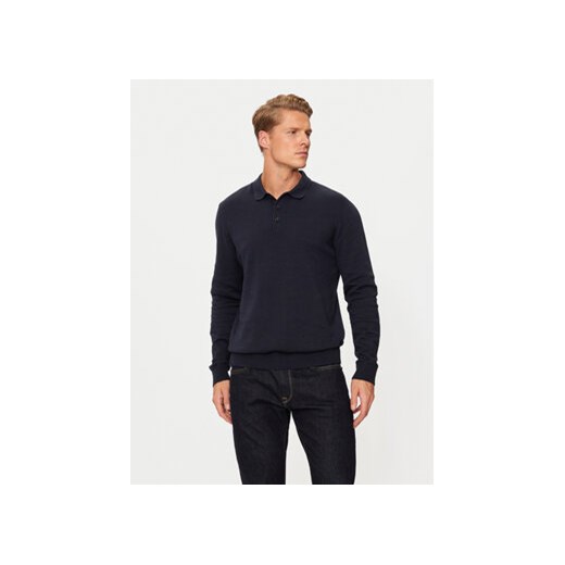 Jack&Jones Sweter Fred 12258582 Granatowy Regular Fit XL MODIVO