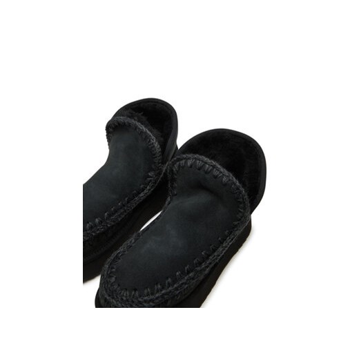 Mou Śniegowce Mini Eskimo Platform Boot FW681000A Czarny Mou 37 MODIVO