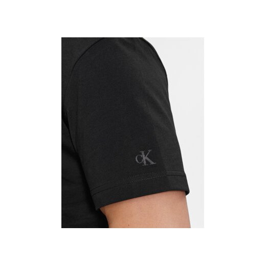 Calvin Klein Jeans T-Shirt Institutional J30J324671 Czarny Regular Fit S MODIVO