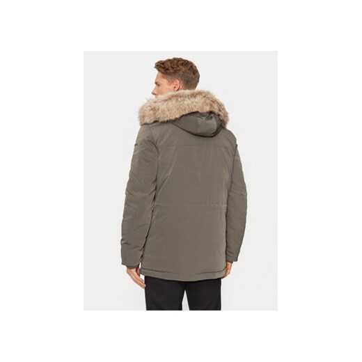 Geox Parka Sandford M4628F T3148 F3269 Zielony Regular Fit Geox 56 MODIVO