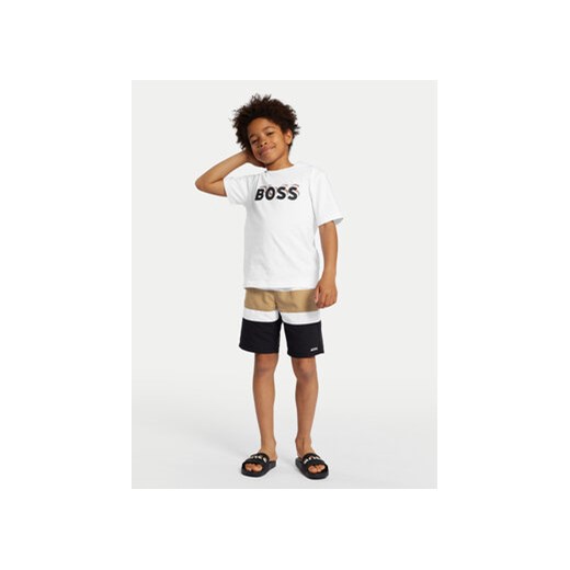 Boss Szorty kąpielowe J50664 S Czarny Regular Fit 12Y MODIVO