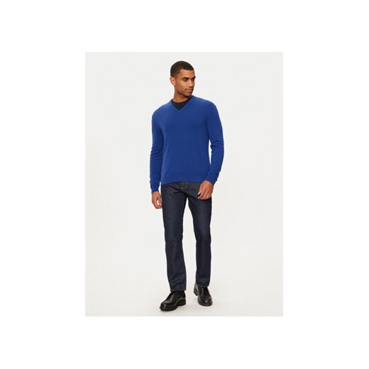 United Colors Of Benetton Sweter 1002U4407 Niebieski Regular Fit United Colors Of Benetton XXL MODIVO