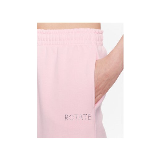 ROTATE Spodnie dresowe Crystal 700157043 Różowy Relaxed Fit Rotate XS MODIVO