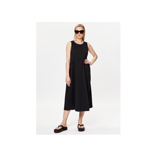 United Colors Of Benetton Sukienka codzienna 3BL0DV00O Czarny Regular Fit United Colors Of Benetton XS MODIVO