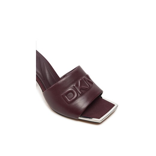 DKNY Klapki Keke K3471856 Bordowy 36 MODIVO