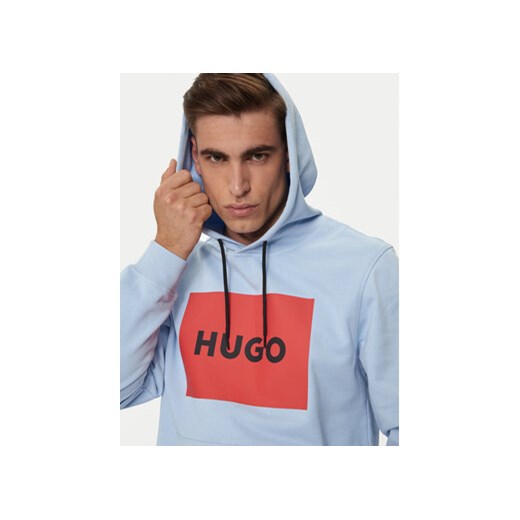 Hugo Bluza Duratschi223 50473168 Niebieski Regular Fit XL MODIVO