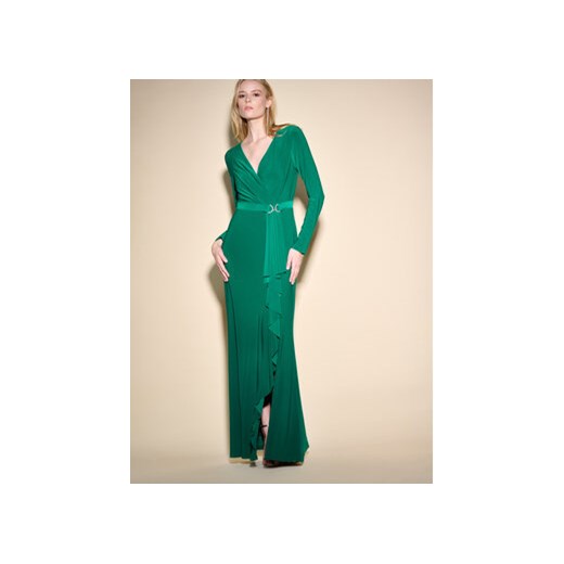 Joseph Ribkoff Sukienka wieczorowa 233788 Zielony Regular Fit 34 MODIVO
