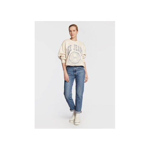 Lee Bluza L36ILJDN 112320666 Beżowy Oversize Lee S MODIVO