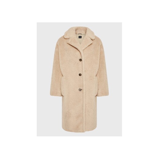 Weekend Max Mara Kożuch Salmone 50160323 Beżowy Regular Fit 44 MODIVO