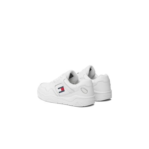 Tommy Jeans Sneakersy Tjm Leather Outsole Color EM0EM01350 Biały Tommy Jeans 45 MODIVO