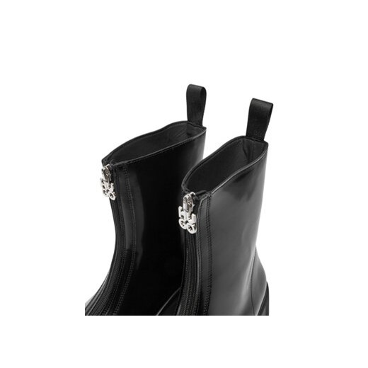 Hugo Botki Kris_Zipbootie_Brpu 50529837 Czarny 37 MODIVO