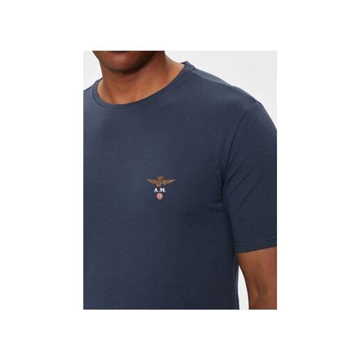 Aeronautica Militare T-Shirt AM1UTI001 Granatowy Regular Fit Aeronautica Militare M MODIVO
