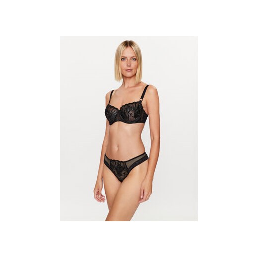 Chantelle Biustonosz z fiszbiną Fleurs Si C12Q50 Czarny Chantelle 70C MODIVO