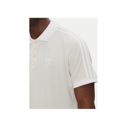 adidas Polo adicolor Classics 3-Stripes IZ3070 Écru Regular Fit L MODIVO