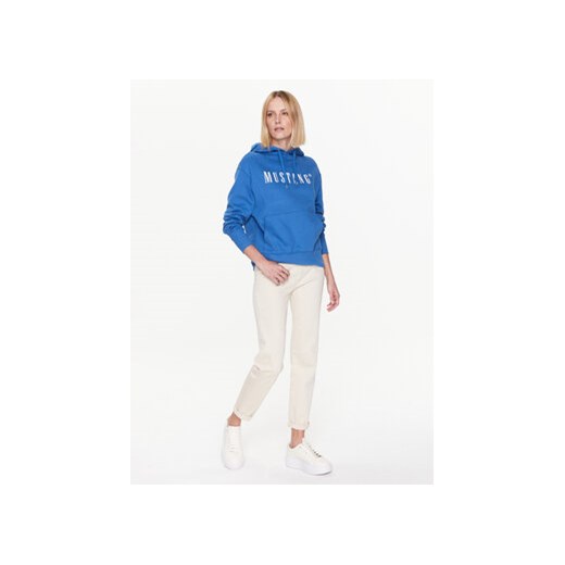 Mustang Bluza Bianca 1013572 Niebieski Regular Fit Mustang XS MODIVO