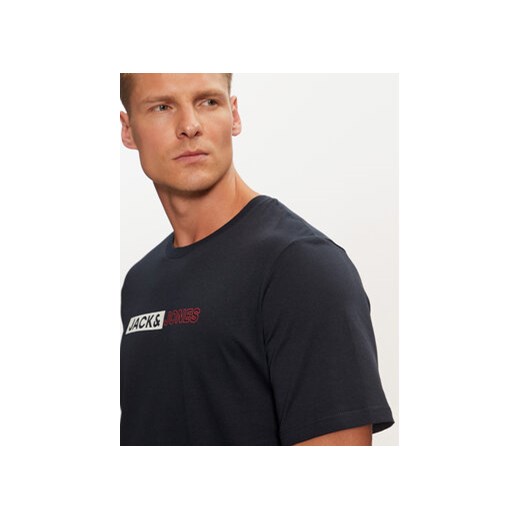Jack&Jones T-Shirt Corp 12233999 Granatowy Standard Fit XL MODIVO